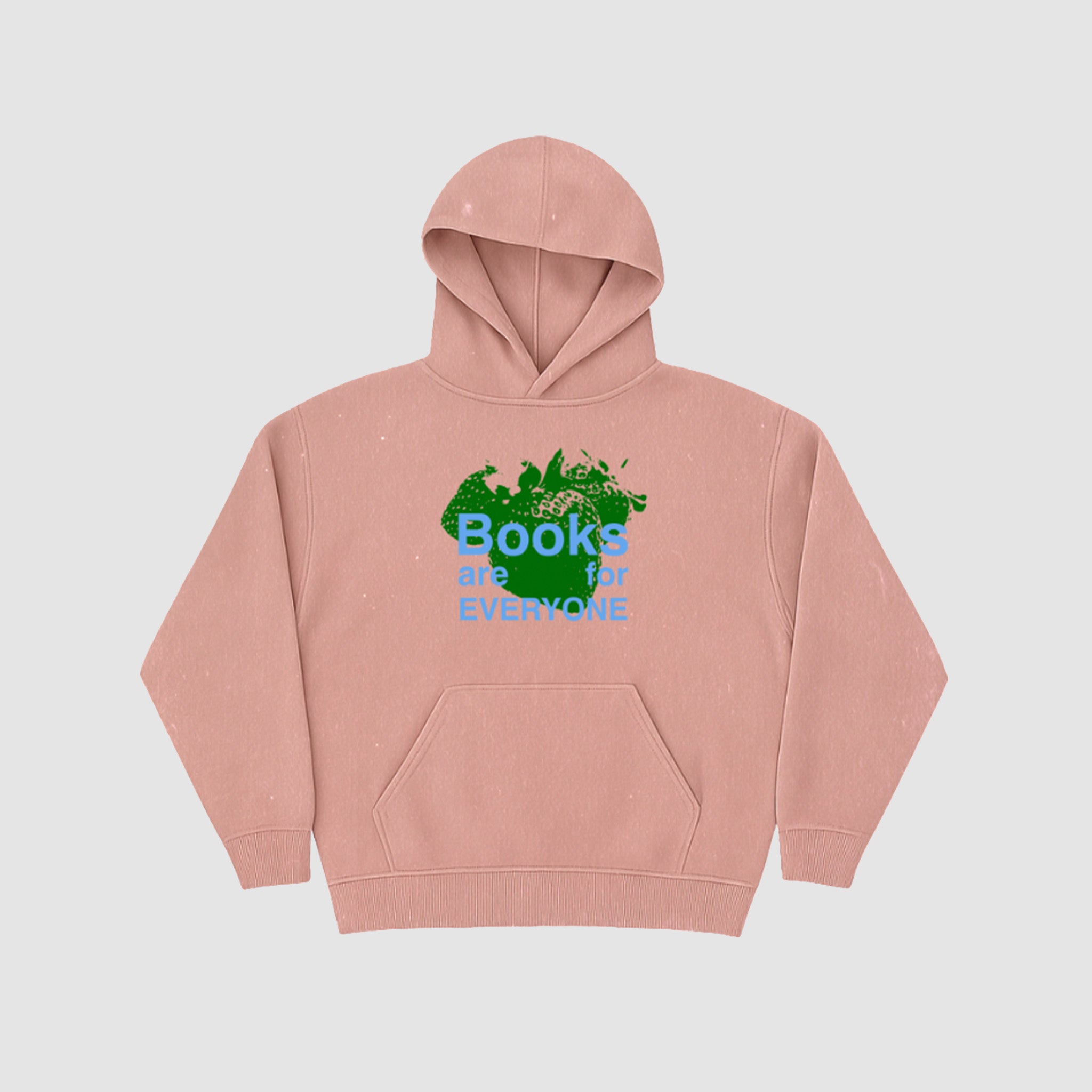 Books Are 4 Everyone Hoodie (Rose Quartz)