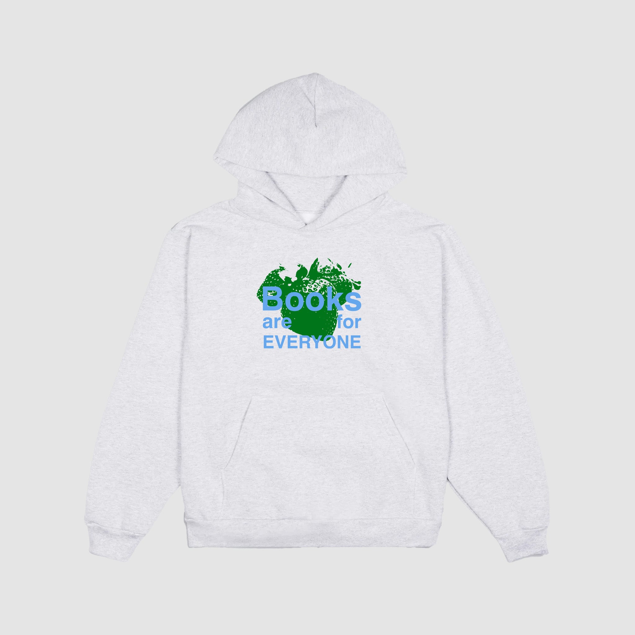 Books Are 4 Everyone Hoodie (Heather Grey)