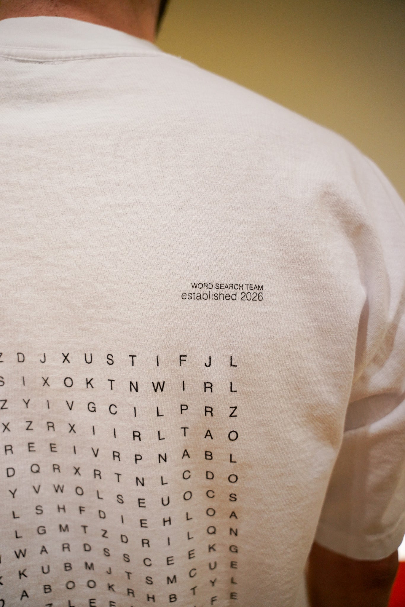Word Search Tee (CASUAL)