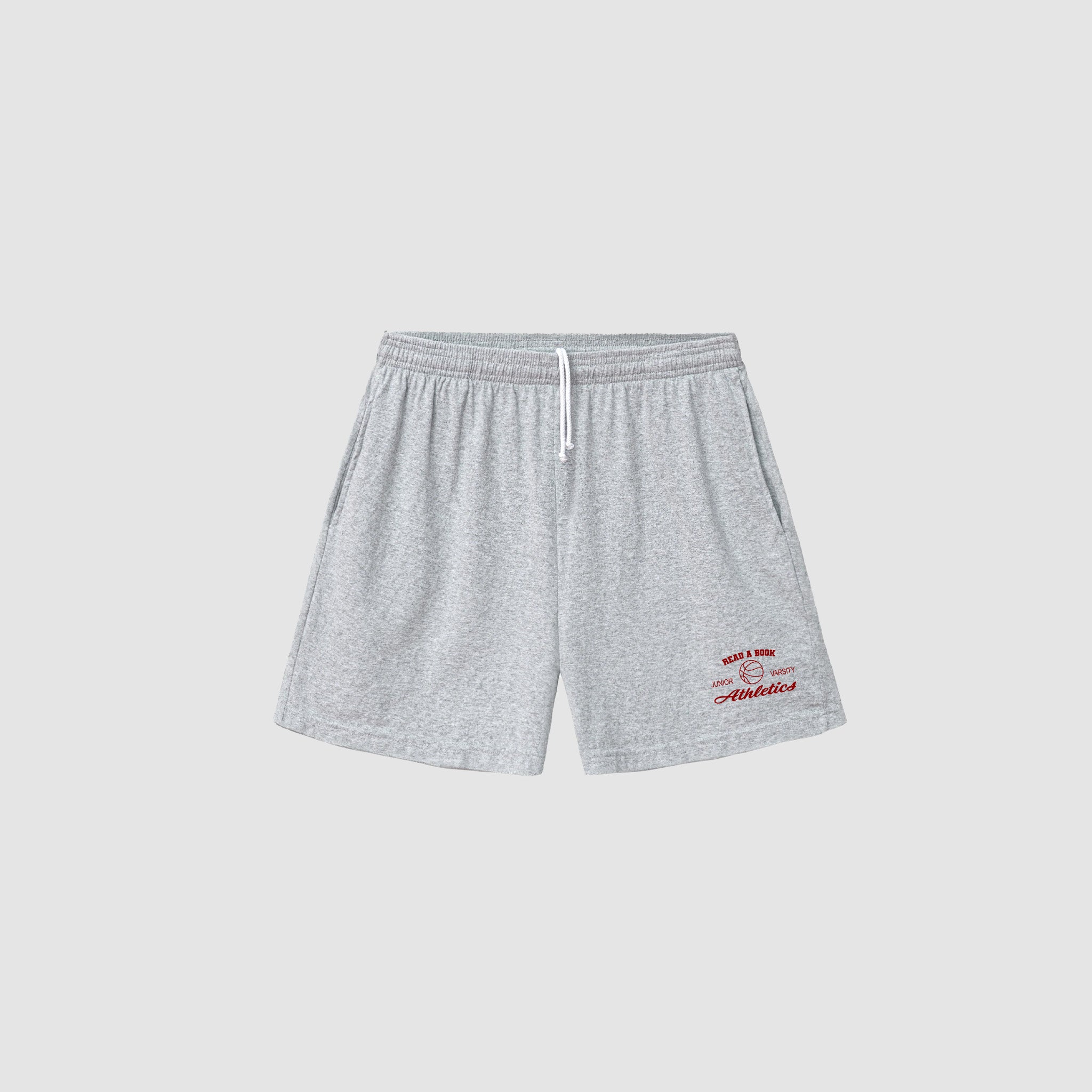 Second String Grey Shorts (Crimson Red)