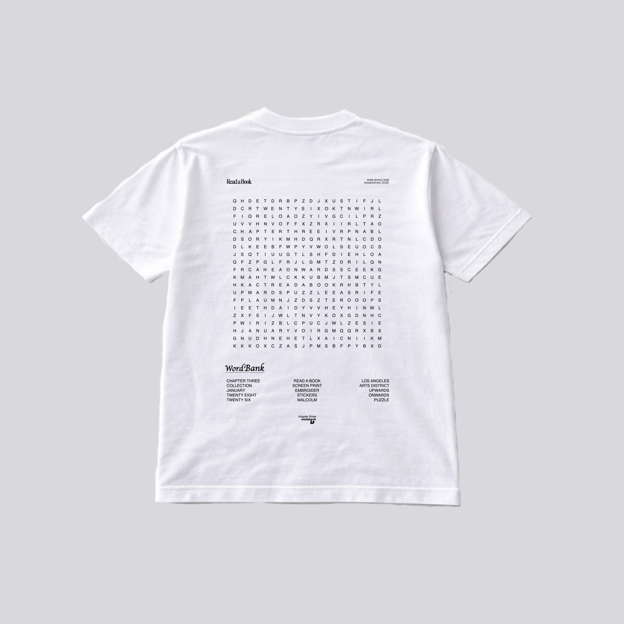 Word Search Tee (CASUAL)