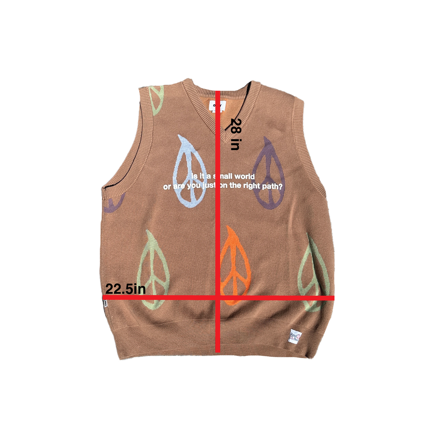 OBEY x Read a Book Sweater Vest